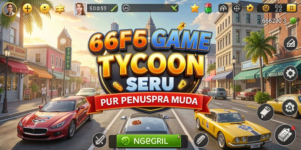 Tangkapan layar utama dari gameplay Tycoon yang menarik di 666FF.