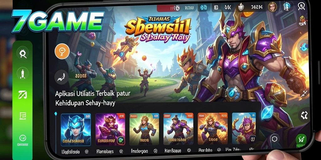 Tampilan antarmuka intuitif dan fitur-fitur bermanfaat di 7GAME.