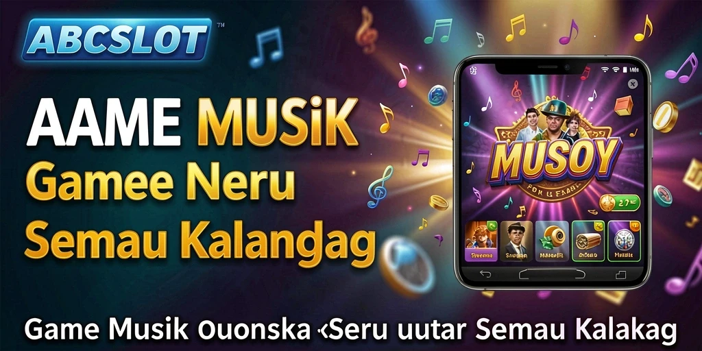 Screenshot gameplay <strong>ABCSLOT</strong> menunjukkan aksi seru sambil menikmati musik.