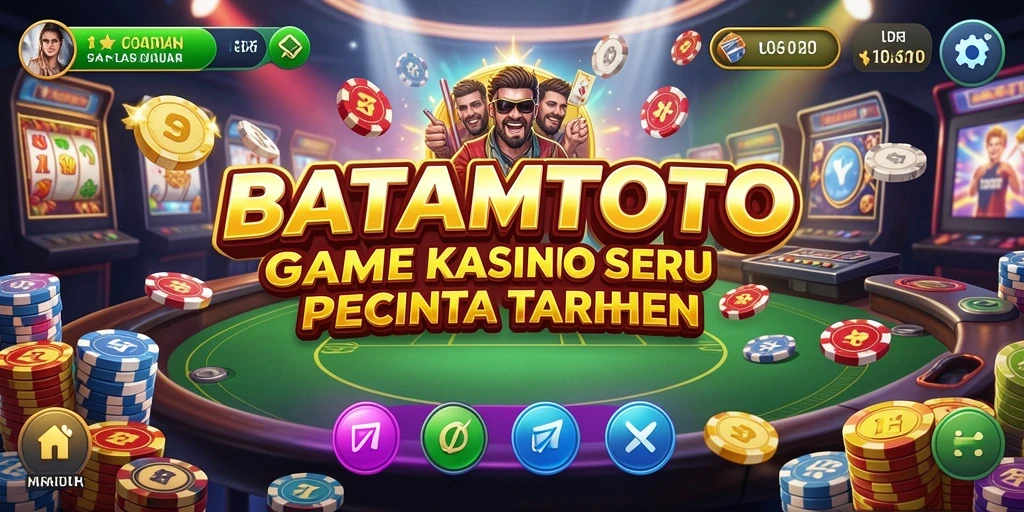 Tampilan gameplay kasino yang mendebarkan di BATAMTOTO.
