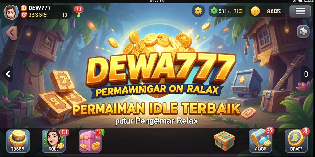 Tampilan gameplay DEWA777 yang menawan dan santai.