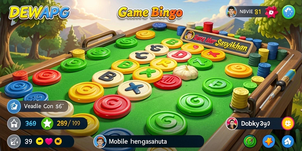Tampilan gameplay menawan dari DEWAPG yang penuh aksi Bingo.