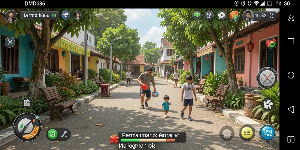 Gameplay DMD686 yang sederhana dan menenangkan dalam setiap levelnya.