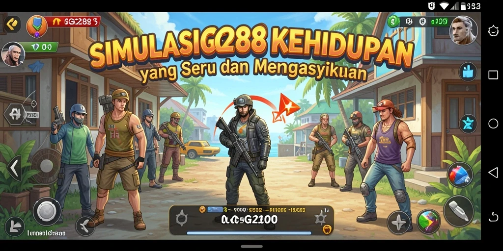 Screenshot gameplay GG288 yang menunjukkan suasana simulasi yang menarik.