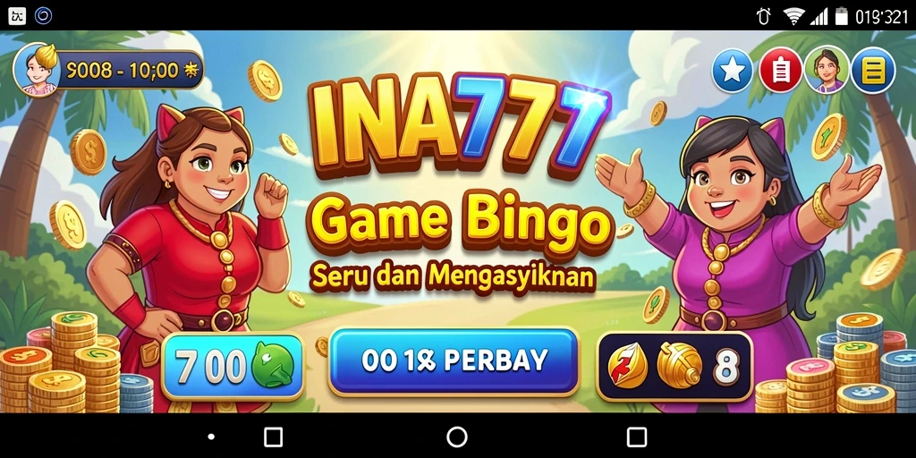 Tampilan gameplay Bingo yang menegangkan di INA777.