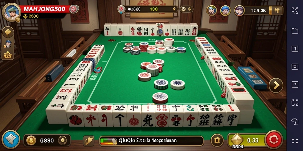 Tampilan gameplay QiuQiu yang menarik dan interaktif.