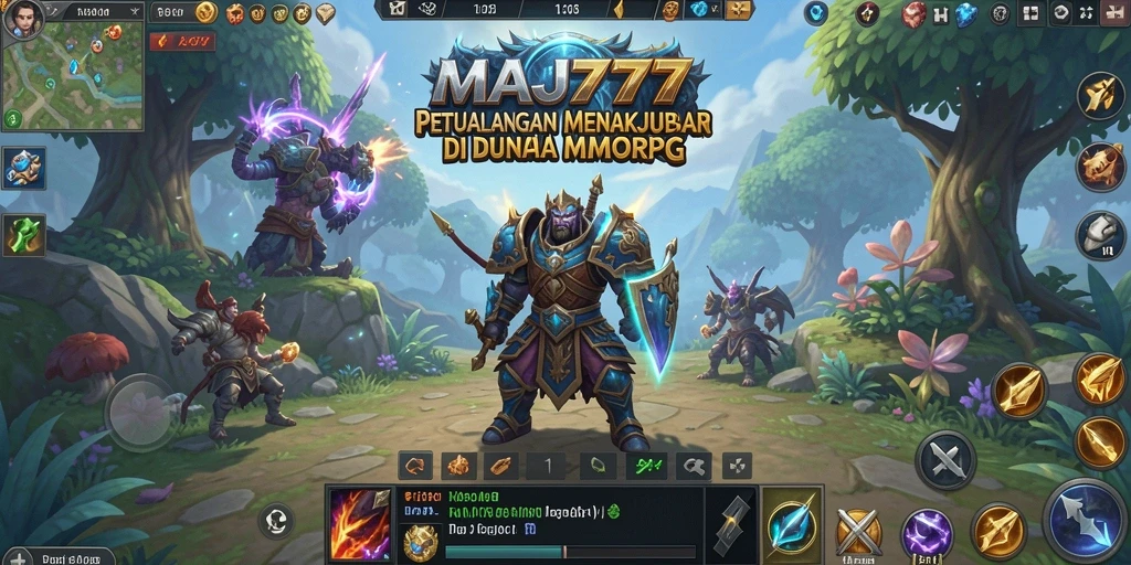 Tampilan gameplay menarik dari MAJ777 dengan pertempuran epik.