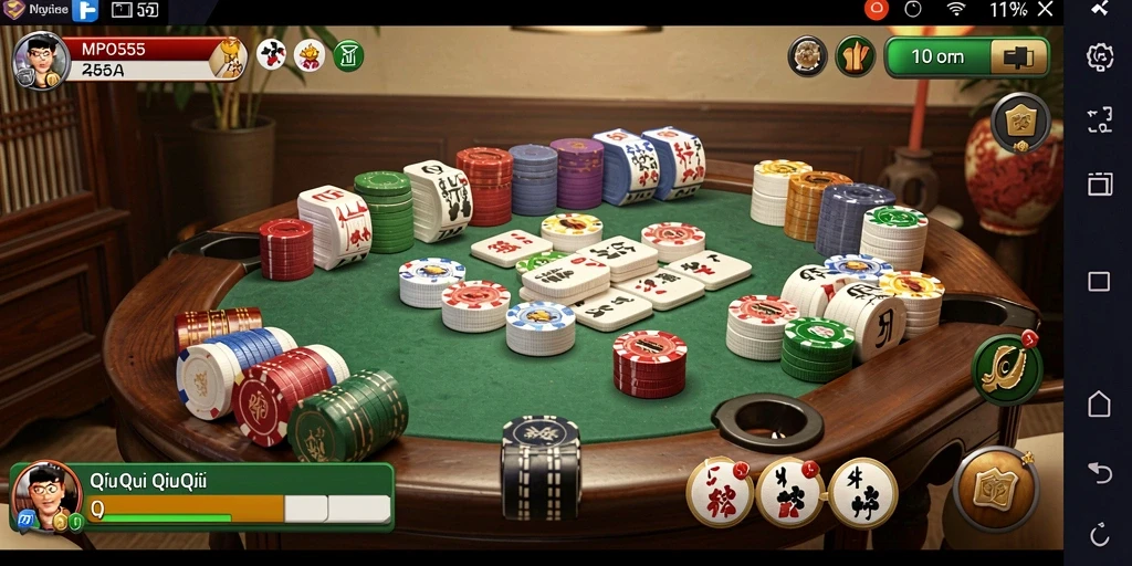 Screenshot dari gameplay seru QiuQiu di MPO555.