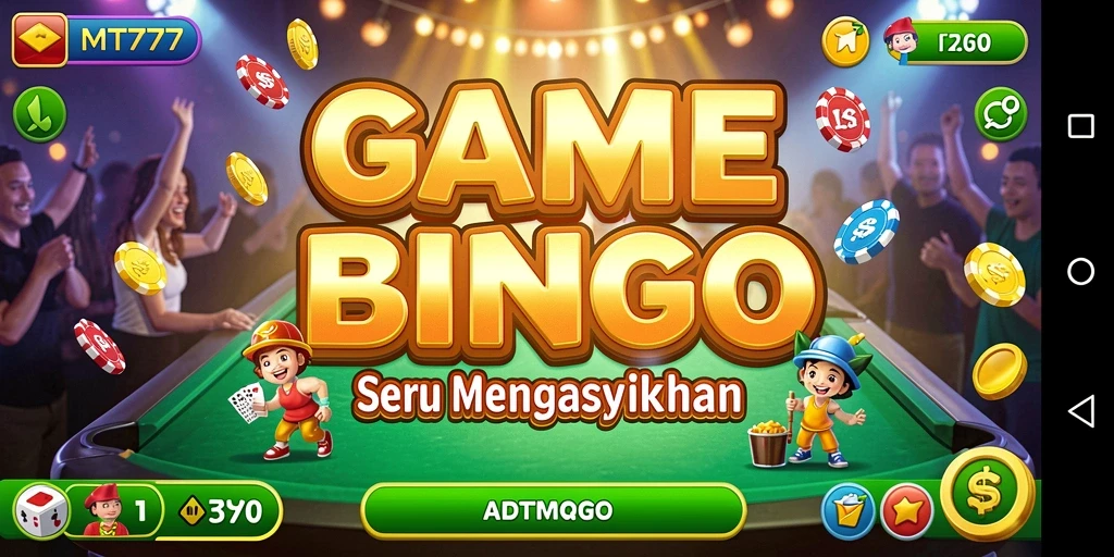 Screenshot gameplay MT777 menampilkan suasana seru permainan Bingo.