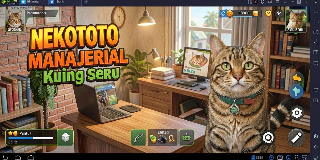 Tampilan permainan NEKOTOTO yang penuh warna dan interaktif.