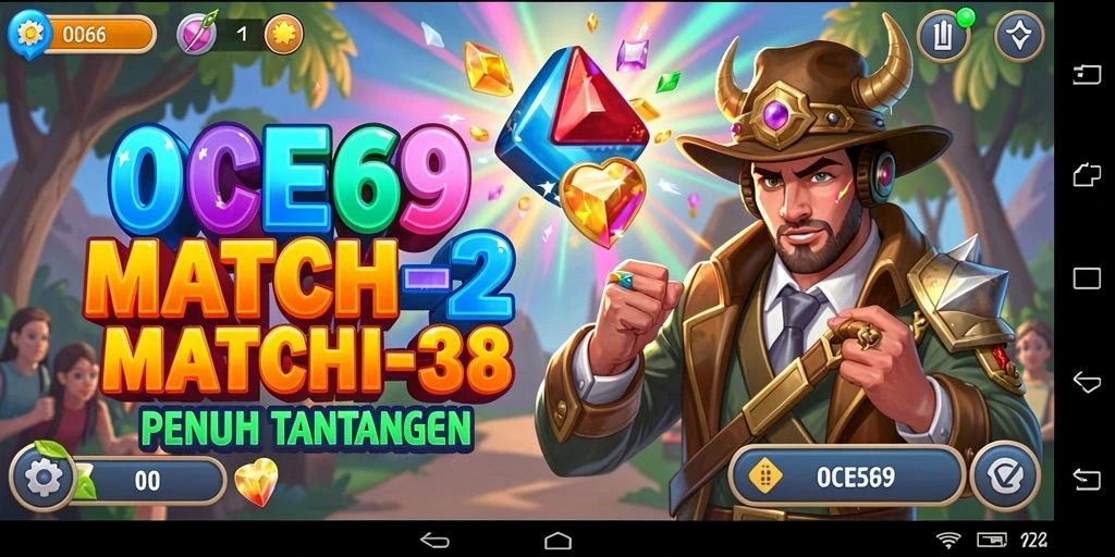 Screenshot OCE69 menampilkan gameplay yang mengasyikkan dalam mencocokkan objek.