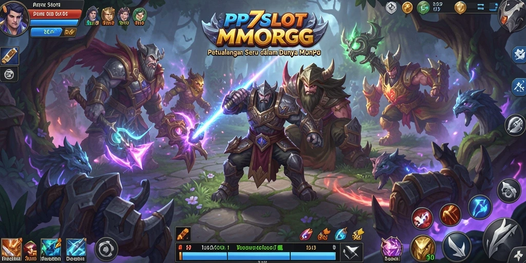 Tampilan gameplay menarik dari PP7SLOT dalam dunia MMORPG.