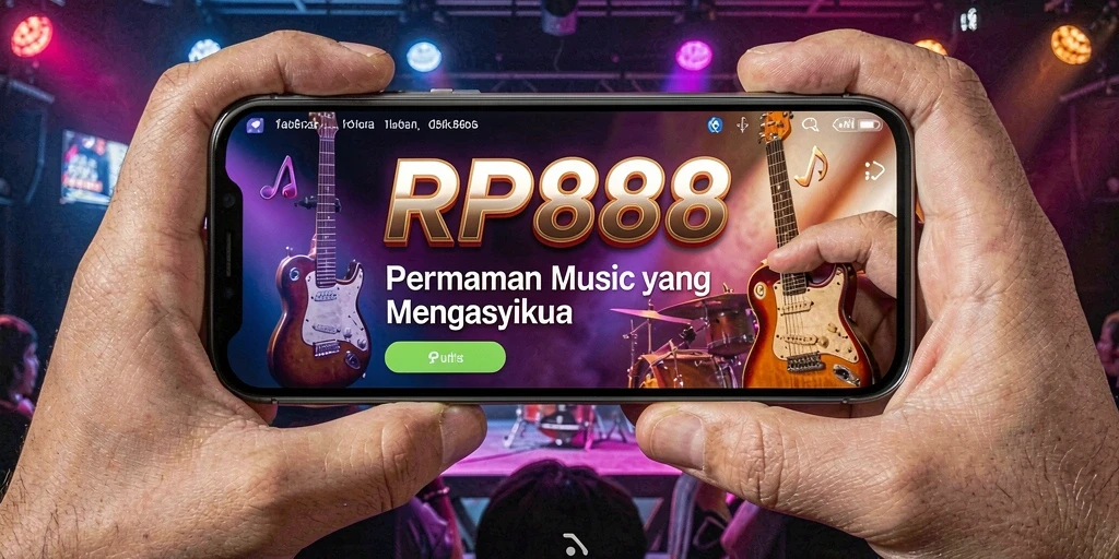 Tangkapan layar gameplay RP888 dengan berbagai lagu dan tantangan seru.