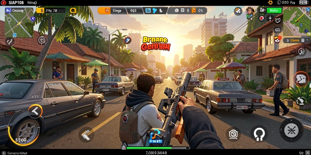 Tampilan gameplay menarik dari SIAP108 yang menyenangkan untuk dimainkan.