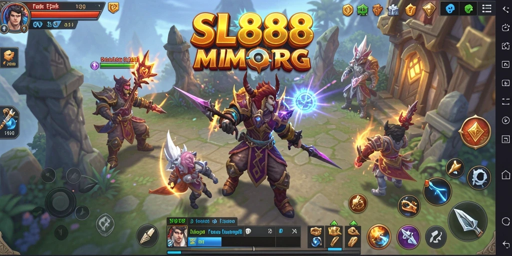 Tampilan visual memukau dari gameplay SL888 yang mengasyikkan.