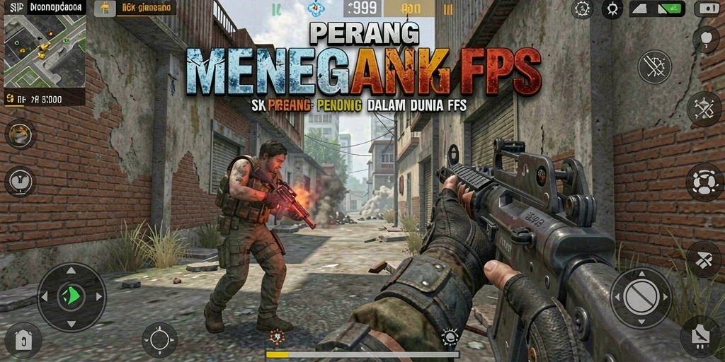 Tangkapan layar gameplay SR996 menampilkan aksi tembak-menembak yang mendebarkan.