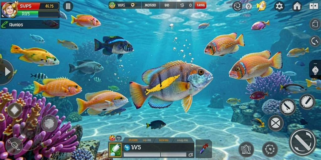 Gameplay seru Tembak Ikan yang menantang di SVIP5.