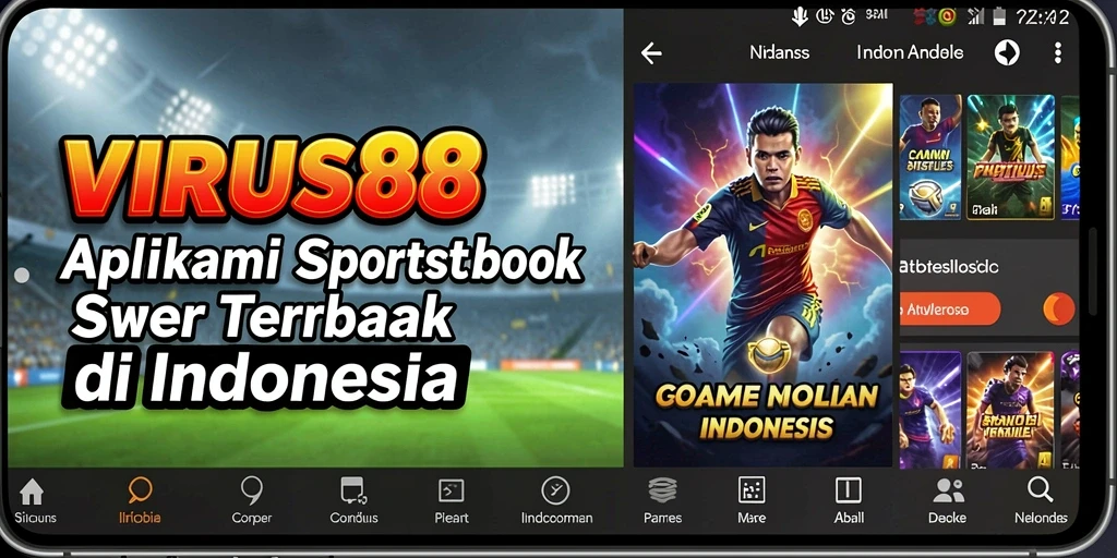 Tampilan gameplay aplikasi VIRUS88 dengan fitur taruhan langsung yang menarik.