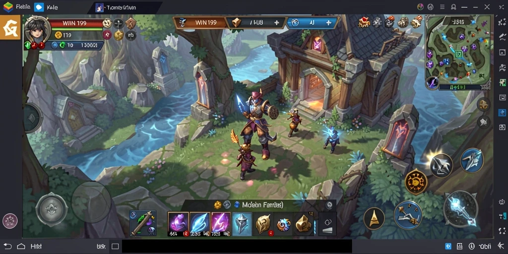 Screenshot menampilkan aksi epic dalam dunia RPG WIN199